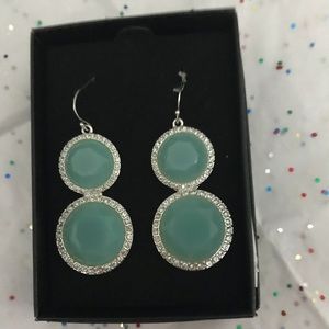 Aqua Drop Earrings